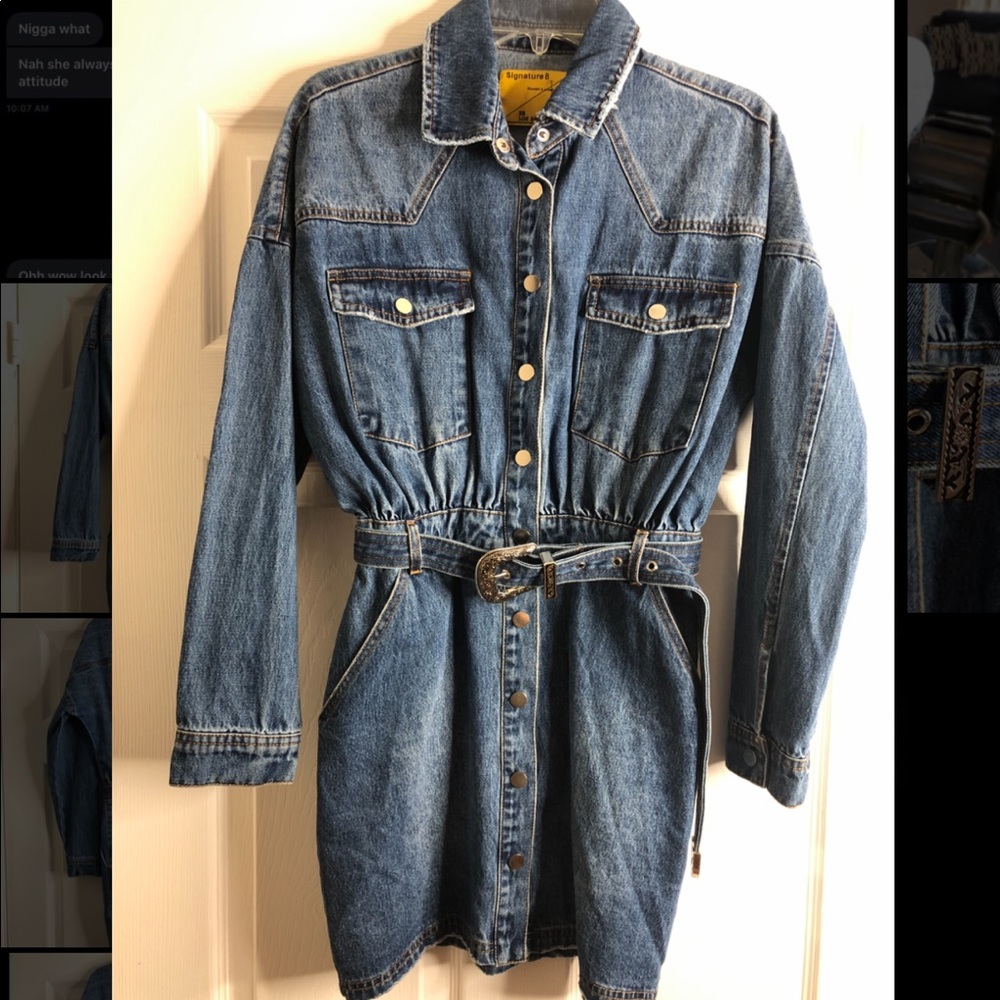 Jean Dress with belt